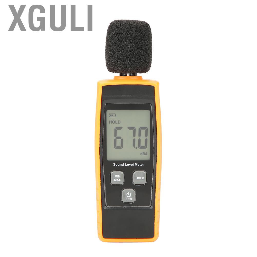 Xguli RZ1359 Digital LCD Sound Level Meter DB Environmental Noise Tester VRY