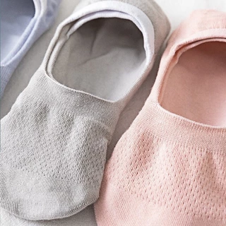 🌈พร้อมส่งจากไทย🧦ถุงเท้าผู้หญิง ข้อเท้ามองไม่เห็น มียางกันลื่น นุ่มบางเหมือนไม่ได้ใส่
