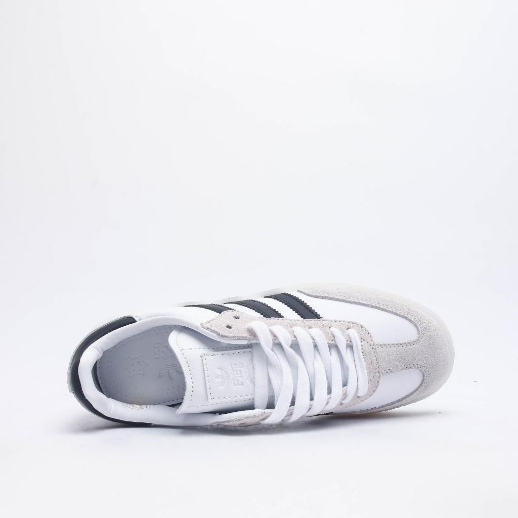 Kith x Clarks x Adidas Originals 8th Street Samba สเก็ตสำหรับผู้ชายผู้หญิงผ้าใบลำลองสีขาว รองเท้า t