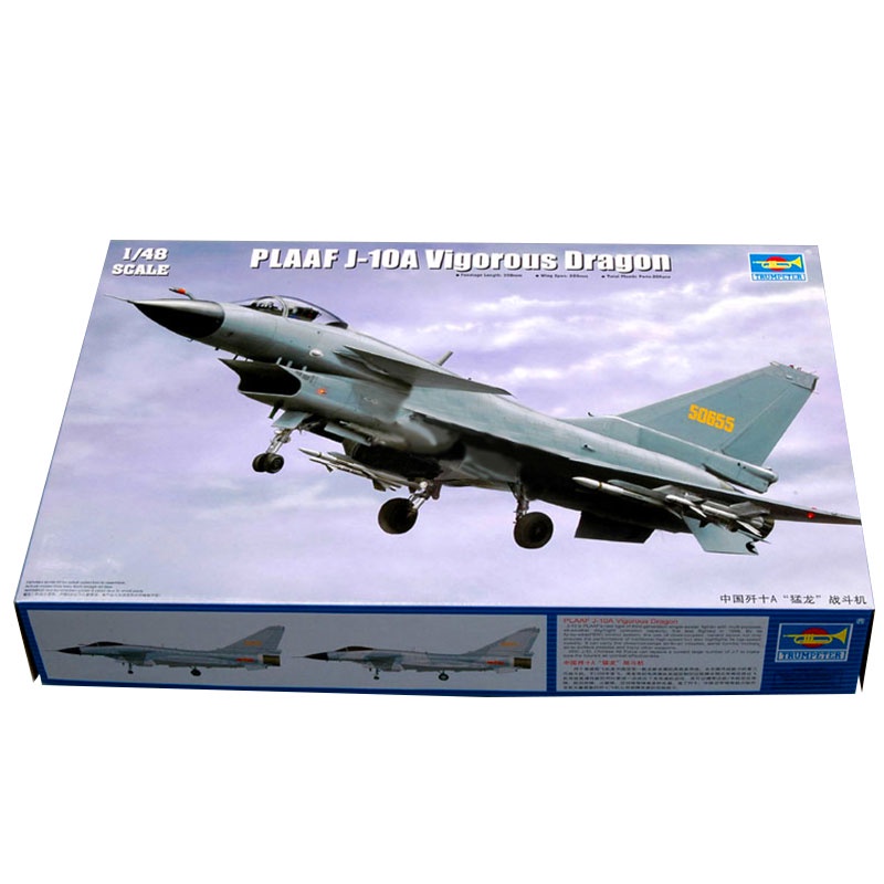 โมเดลเครื่องบินรบ ทรัมเปเตอร์ J-10 J-Strike 02841 1/48