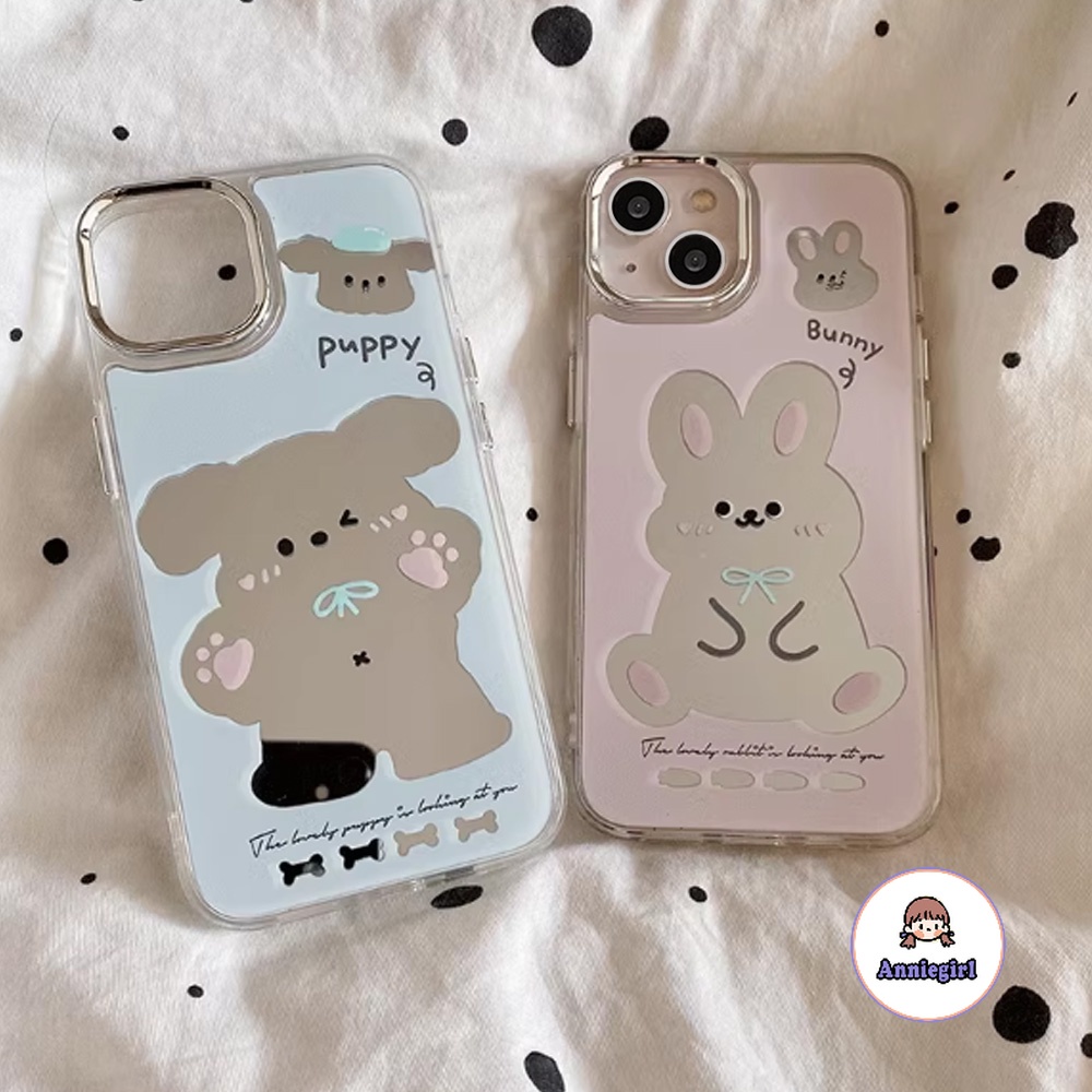 เคสโทรศัพท์มือถือ แบบนิ่ม ป้องกันสิ่งสกปรก ลายการ์ตูนลูกสุนัข สําหรับ Iphone 11 15 14 Pro Max 12 13 Promax XS XR 7 8 Plus