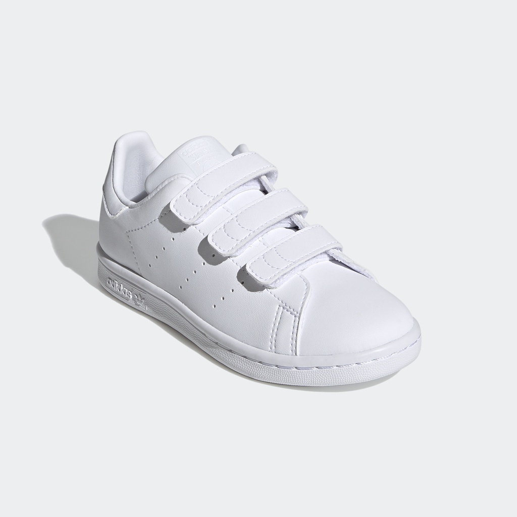 adidas ORIGINALS Stan Smith Shoes ผ้าใบเด็ก สีขาว FX7535 รองเท้า train