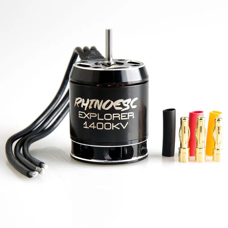Rhinoesc EXPLORER มอเตอร์ไร้แปรงถ่าน 540 1400 1850 2250KV สําหรับรถไต่หินบังคับ Axial SCX10 Traxxas TRX-4 TRX-6