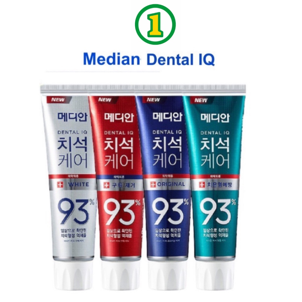 ระวังของปลอมจากจีน Median Dental แปรงสีฟัน มีเดียน ยาสีฟันเกาหลี แท้ 100% ฟันขาว ลดกลิ่นปาก ดีเยี่ยม 120g