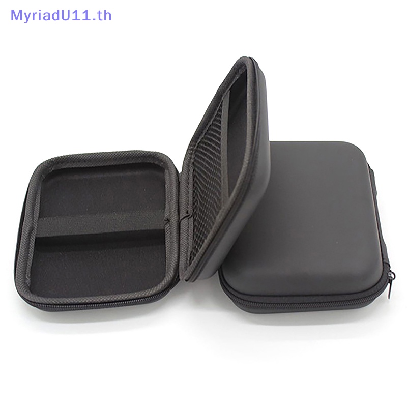 Myriadu กระเป๋าฮาร์ดไดรฟ์ EVA HDD SSD มีซิป สําหรับฮาร์ดไดรฟ์ 2.5 TH