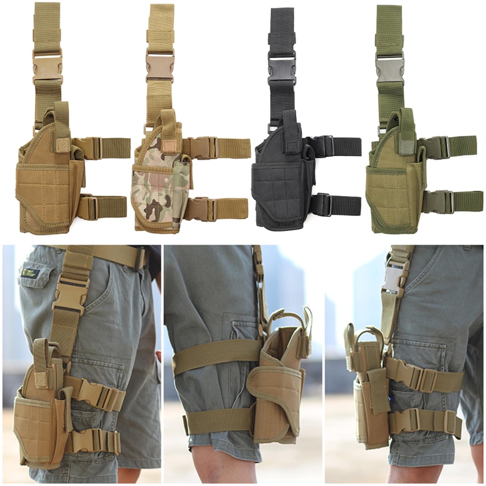 Luc ปลอกสวมขา ซ้าย และขวา ปรับได้ อเนกประสงค์ สําหรับฝึกซ้อมกลางแจ้ง 17 19 1911 EDC 17 19 1911