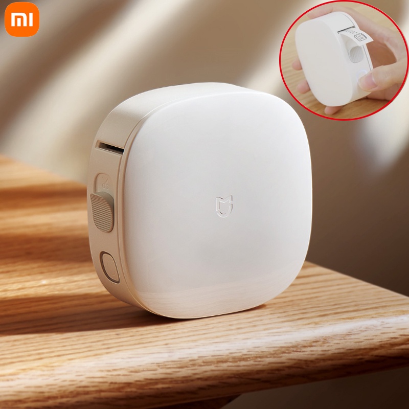 สําหรับ Xiaomi Mijia Smart Label Maker เครื่อง Mini กระเป๋าเครื่องพิมพ์ความร้อนไร้สาย DIY สติกเกอร์ป้ายเครื่องทํางานร่วมกับ Mijia APP