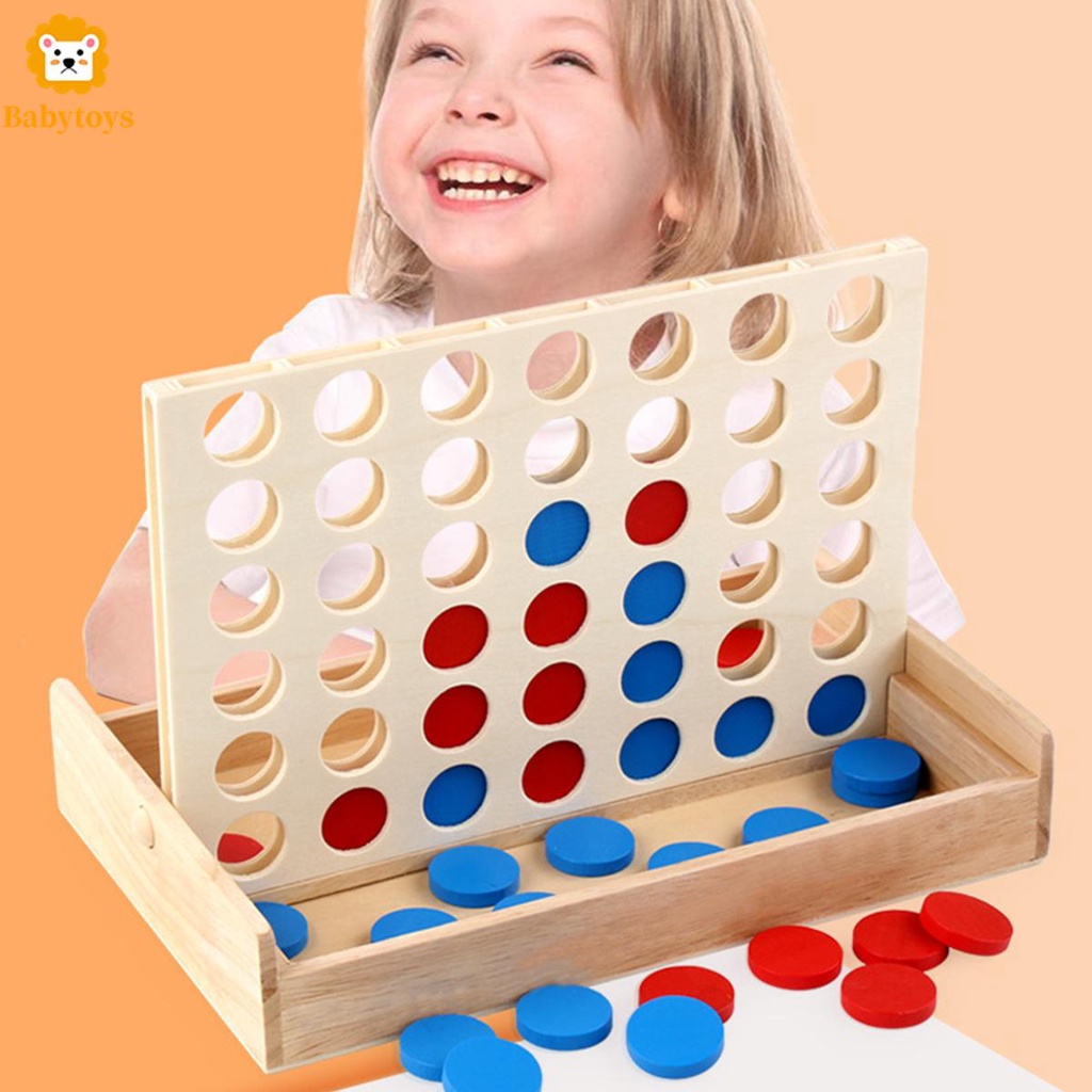 เกมกลยุทธ์ไม้ 4 in a Row Line Up 4 สําหรับเด็ก และผู้ใหญ่ SHOPSKC9245