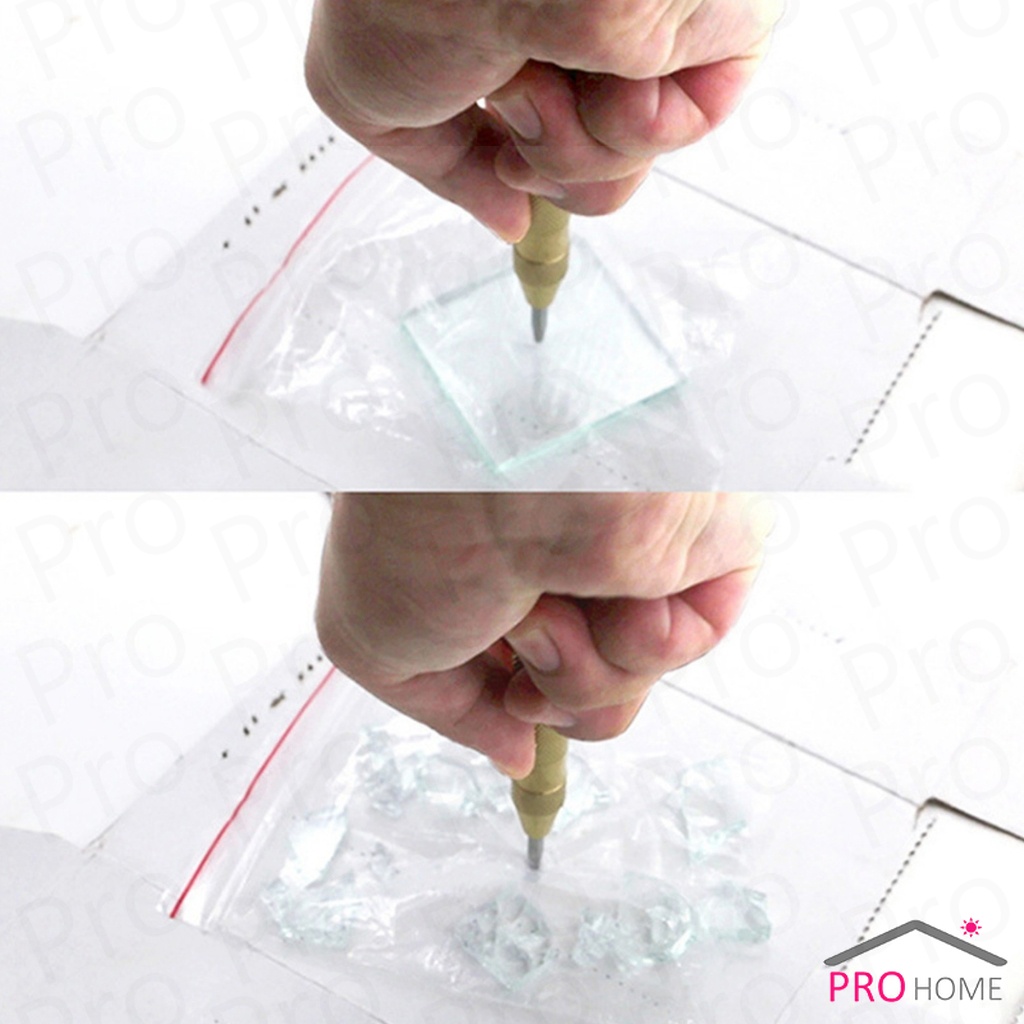 Prohome ปากกาตอกนำศูนย์ กดลงชิ้นงาน แบบมีด้ามกด สำหรับงาน เหล็ก งานไม้ อลูมิเนียม สแตนเ Automatic Center Punch - รูปที่ 4