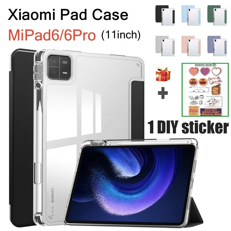 เคสแท็บเล็ตอัจฉริยะ พร้อมช่องใส่ปากกา สําหรับ Xiaomi MiPad 6 Xiaomi Pad 6 11 นิ้ว 2023 MiPad 6 Pro