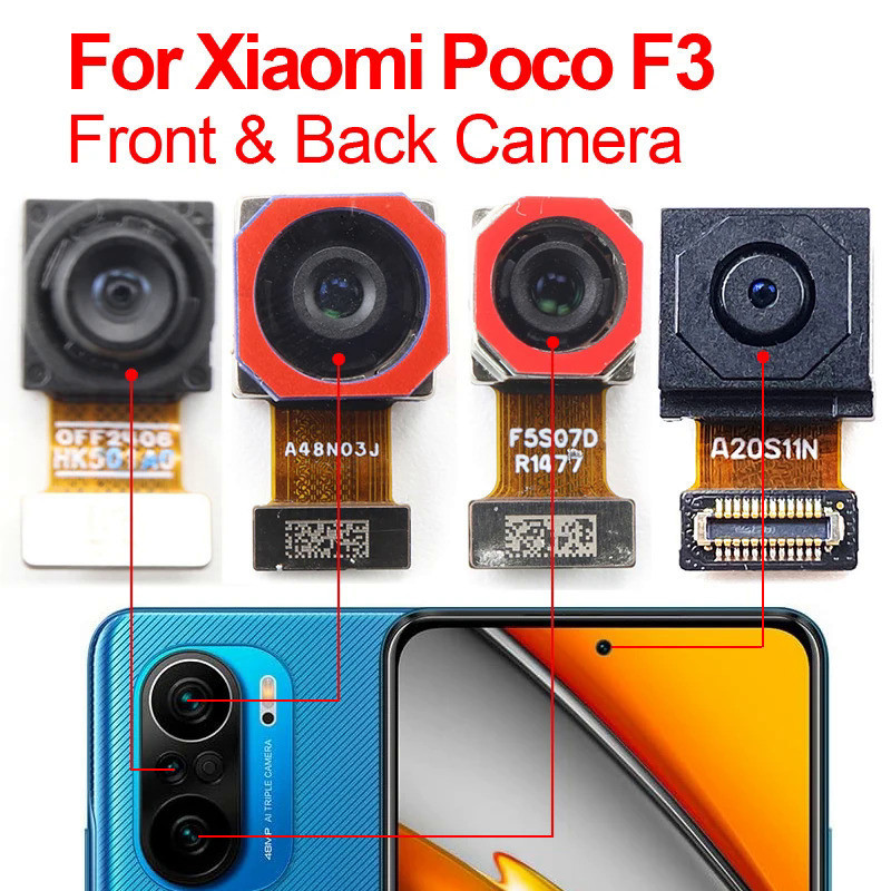 ของแท้ F3 อะไหล่สายแพกล้องหน้า หลัง แบบเปลี่ยน สําหรับ Xiaomi Poco F3 M2012K11AG