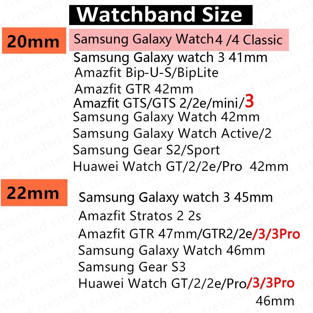 สายนาฬิกาข้อมือซิลิโคน สําหรับ Samsung Galaxy Watch 3 46 มม. Gear S3 Frontier Amazfit Bip active Br