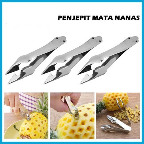 MATA [SDW] pekanbaru/Pineapple Eye Clip STAINLESS STEEL Peeler Fruit Peeler แหนบหนีบ