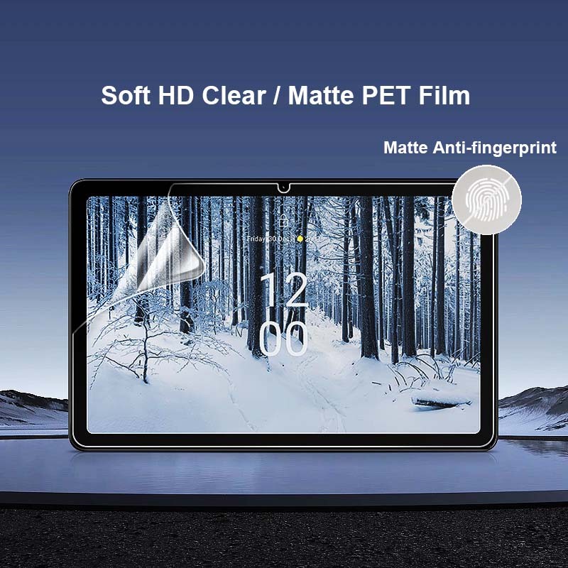 สําหรับ Nokia T21 T20 ด้านหน้า Slim Soft HD Clear/Matte ไม่มีลายนิ้วมือ PET ป้องกันหน้าจอฟิล์ม