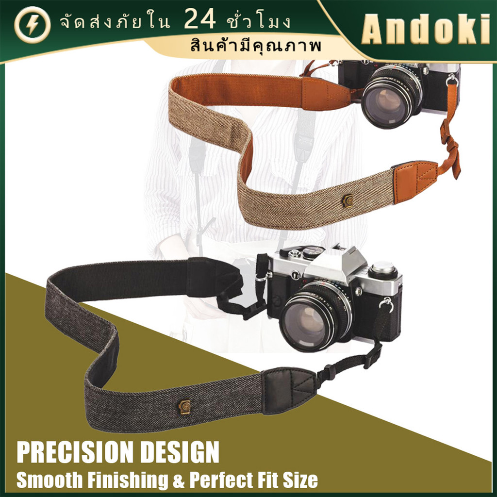 Camera Neck Strap สายคล้องกล้อง กว้าง3.8ซม.คล้องคอ shoulder strap