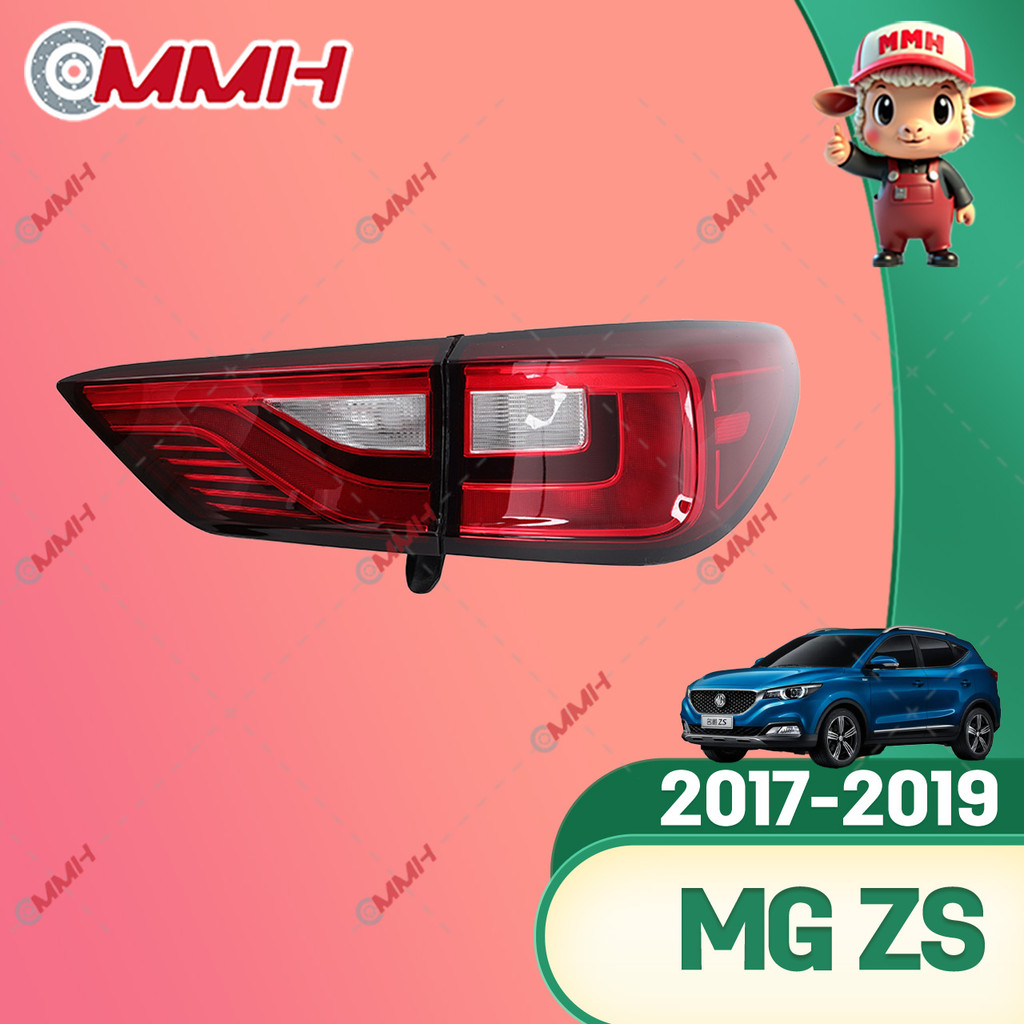 สําหรับ MG ZS 2017-2019 ไฟท้ายแต่ง พร้อมทับทิมในฝาท้าย Taillamp Taillight ไฟเบรค ไฟสัญญาณเตือน