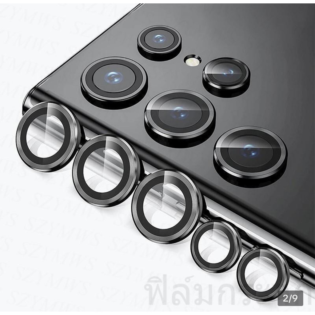 ฟิล์มกล้องRing For Samsung S25Ultra S24Ultra,S24Plus,S23Ultra, S23+,A54,A24,A34,A55,A14,A05S,A15,A25แหวนโลหะกล้องซัมซุง