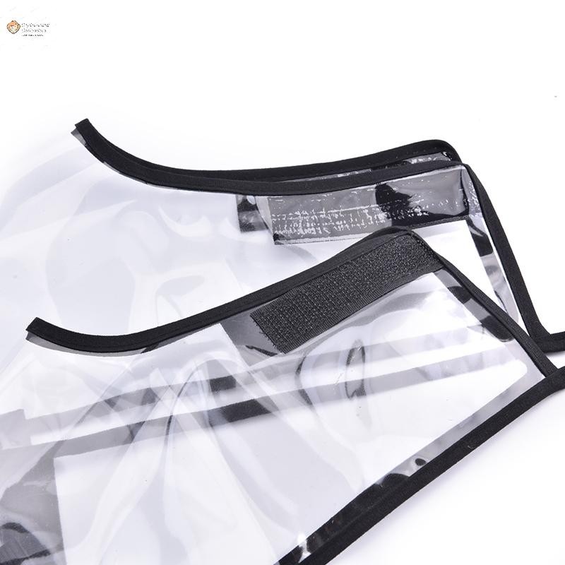Cod ผ้าคลุมรองเท้าตัดผม PVC Clear Shoe Cover Foots Covers Hair Stylist Shoes ใหม่