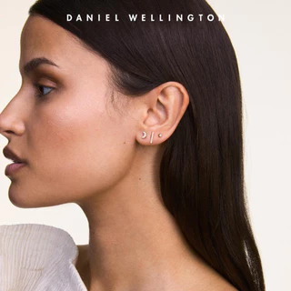 Daniel Wellington Micro Earring Collection ต่างหูต่อข้าง สีเงิน