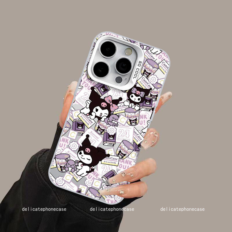เข้ากันได้กับ iPhone 16 Plus iPhone 15 Pro Max iPhone 13 14 iPhone 11 Pro เคสโทรศัพท์น่ารัก DLMSCY2353-GS4