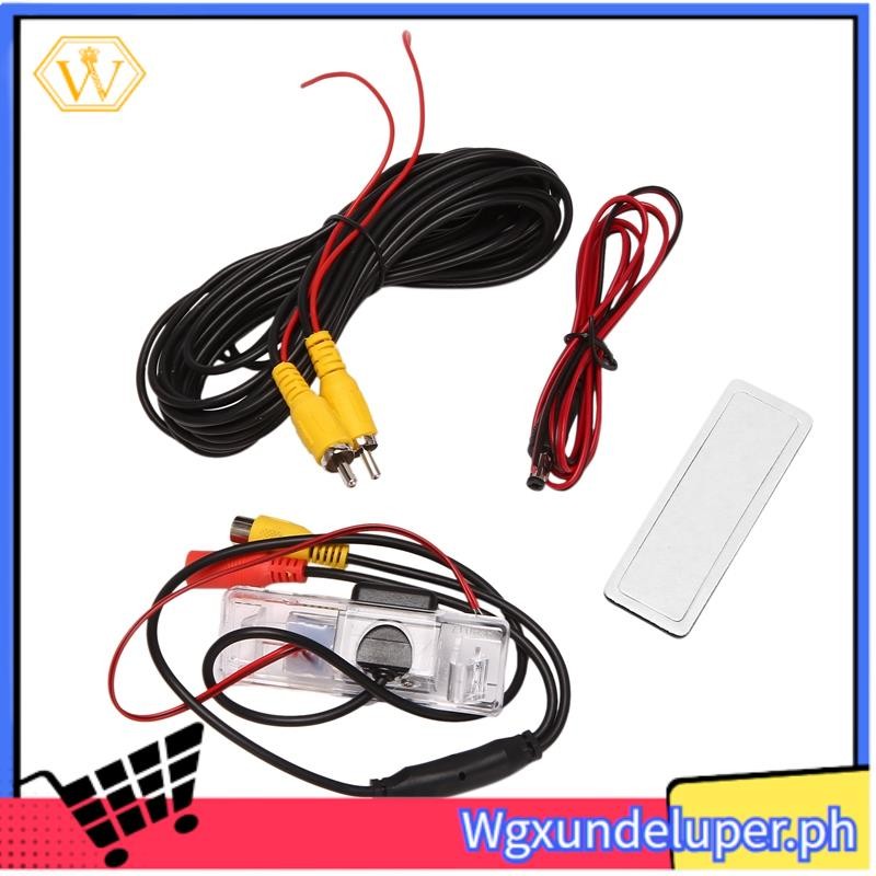 WCar กล้องมองหลังกันน้ํา HD กล้องถอยหลังสําหรับ Peugeot 106 207 208 301 307 308 406 407 408 508 607 