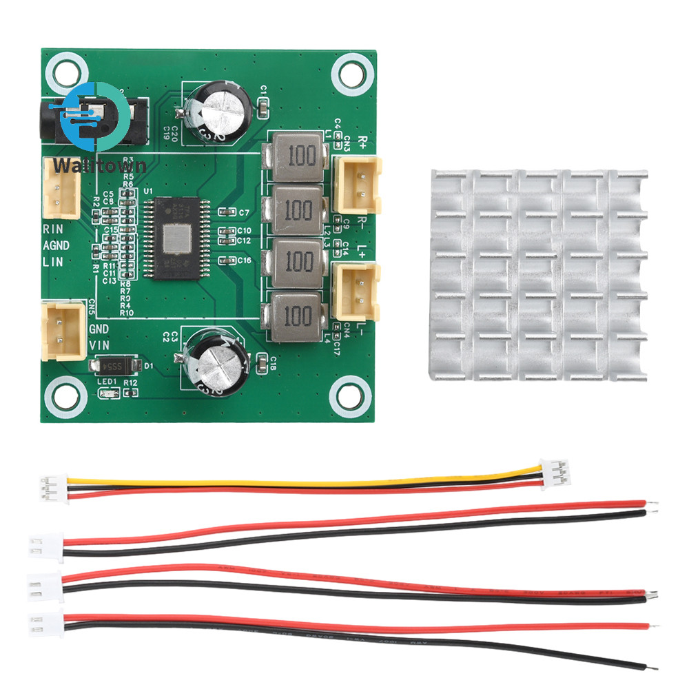Tpa3116 DC5V-26V 50W + 50W 2.0 ช่องดิจิตอล Class-D สเตอริโอเครื่องขยายเสียง