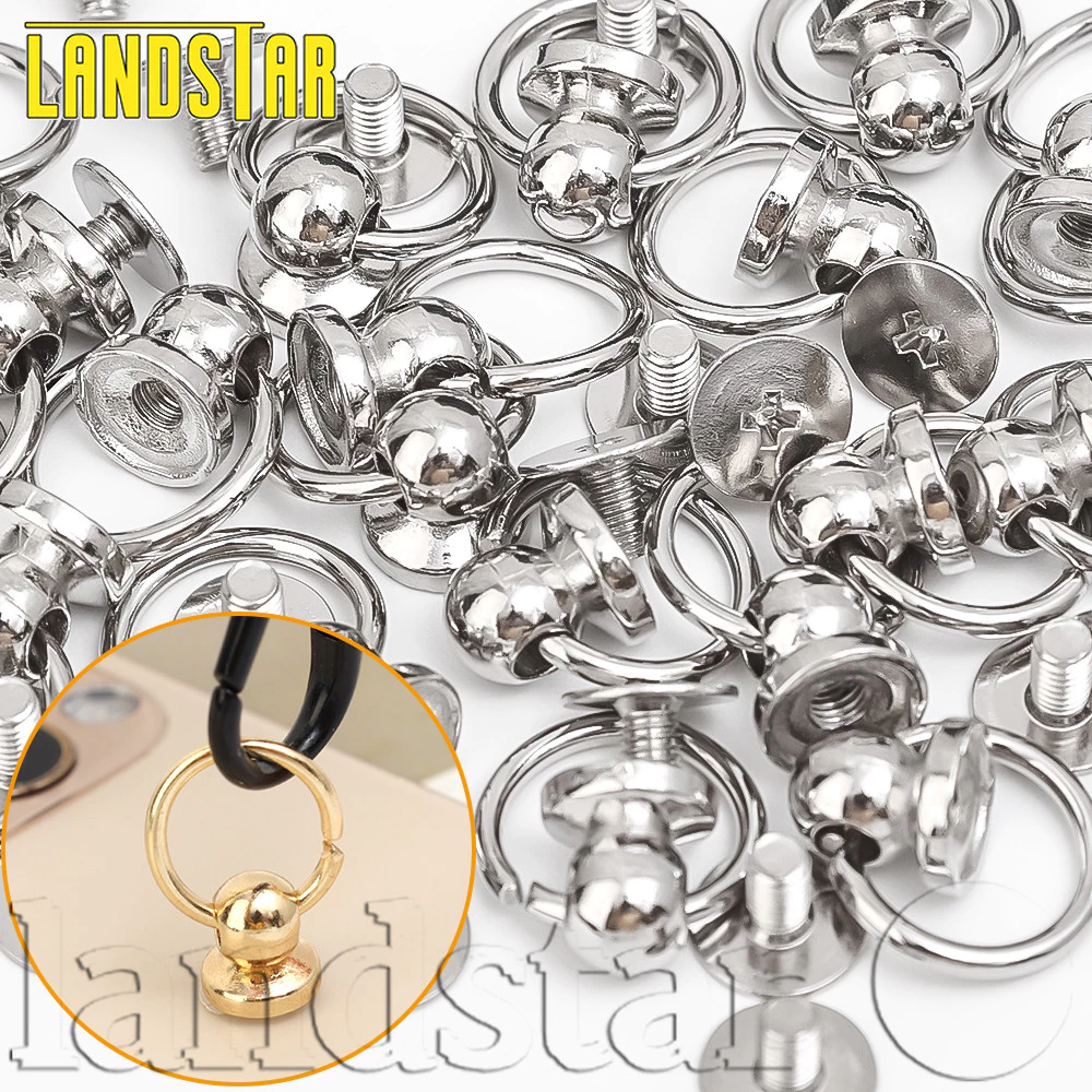 20ชิ้น ทําเอง จุกนมหลอก อุปกรณ์เล็บ-สกรูหมุดดึงแท็บ-สําหรับเคสโทรศัพท์,ชิ้นส่วนตุ๊กตา-กระเป๋าถือรองเท้าหนังหัวเข็มขัด-ถอดออกได้,อเนกประสง