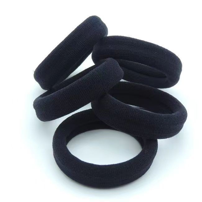 耐用加粗宽皮筋高马尾绑头发盘发无痕高弹力发绳发圈无接缝头绳Durable, thick, wide rubber band, high ponytail tie, hair bun20250211