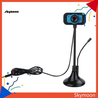 Skym* กล้องเว็บแคม HD USB มองเห็นกลางคืน พร้อมไมโครโฟน สําหรับแล็ปท็อป เดสก์ท็อป พีซี