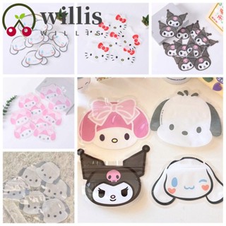 Willis ถุงขนมซีลใส ลายสุนัข Kuromi น่ารัก 10 ชิ้น