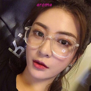 Aroma กรอบใหญ่ แว่นตา PC ผู้ชาย ใส แฟชั่น กลางแจ้ง ผู้หญิง แว่นตา