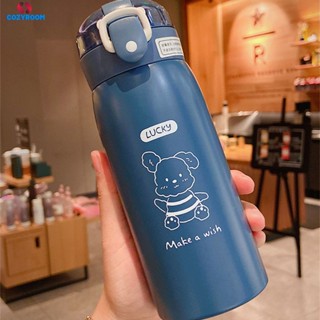 THERMOS Tumbler สำหรับเด็ก 304 สแตนเลส THERMOS ถ้วยป้องกันเด็กแบบพกพาถ้วยฟาง Cynthia