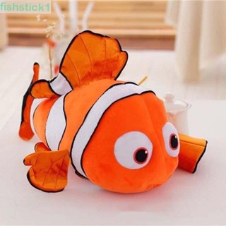 Fishstick1 ตุ๊กตายัดนุ่น รูปการ์ตูนอนิเมะ Dory Marlin Nemo ของเล่นสําหรับเด็ก