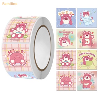 SANRIO Families&gt; ใหม่ สติกเกอร์ ลายการ์ตูนสัตว์น่ารัก สําหรับติดตกแต่ง ของขวัญเด็ก 500 แผ่น ต่อม้วน