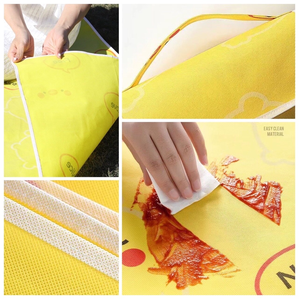 💥 เสื่อ พับได้ เสื่อปิคนิค เสื่อชายหาด กันน้ำ หนาทนทาน ปูพื้น ขนาด 150x100 ซม. พกพาสะดวก 💥 - รูปที่ 3