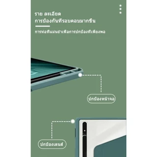 เคสฝาพับ สำหรับ Samsung Tab S6 lite S9 S7/S8 S7/S8+ S9+ A8 A9 A7 เคสหนได้360 องศามุน วัสดุอริลิ เคส Samsung โหดเติม