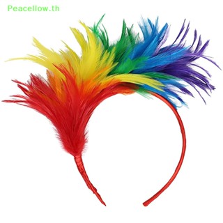 Peacellow Feather 1920s Mardi ชุดหูฟังขนนก พร้อมขนนก