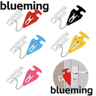 Blueming2 กลอนล็อคประตู สเตนเลส กันขโมย ปลอดภัย ไม่ต้องเจาะรู สองรู สําหรับบ้าน ห้อง