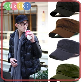หมวกแก๊ป ผ้าฝ้าย ลาย SUKIKI สําหรับกลางแจ้ง