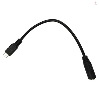 Andoer Mini USB to 3.5mm Mic Microphone Adapter Cable Cord for Gopro HD  1 2 3 3+ 4 Camera - Perfect Accessory for Vloggers and Content Creators