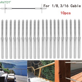 Antot สกรูวงแหวน ทนทาน DIY สําหรับงานไม้ สถาปัตยกรรม 10 ชิ้น