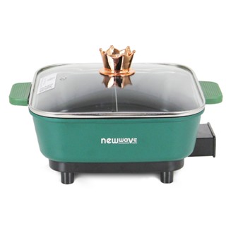 NEWWAVE หม้อไฟฟ้าอเนกประสงค์ 2 ช่อง รุ่น NW-REP901 สีเขียว