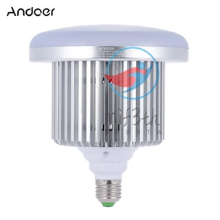 Andoer หลอดไฟ LED 135W 132 ดวง 5500K E27 สําหรับใช้ถ่ายภาพในสตูดิโอ