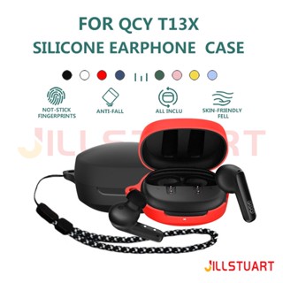 QA00 FOR QCY T13X case / QCY T13 ANC CASE / MeloBuds ANC CASE NEW Silicone Case Cover series Dust-proof Protective Case For QCY T13X  / T13 ANC/MeloBuds ANC / T13