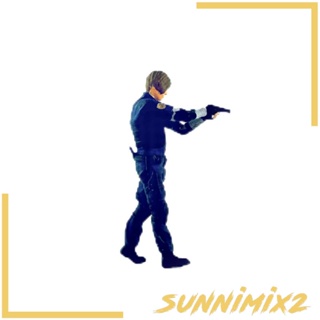 [Sunnimix2] โมเดลฟิกเกอร์ 1/64 Cops and Zombie สเกล S ขนาดเล็ก สําหรับตกแต่งสวน DIY 4 ชิ้น