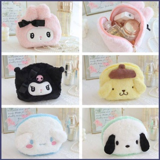 Ye Sanrio Kuromi Pochacco Cinnamoroll mymelody กระเป๋าเครื่องสําอาง ขนาดใหญ่ จุของได้เยอะ ลายการ์ตูนน่ารัก สําหรับเด็กผู้หญิง