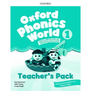 Bundanjai (หนังสือเรียนภาษาอังกฤษ Oxford) Oxford Phonics World 1 : Teachers Pack with Classroom Presentation Tool