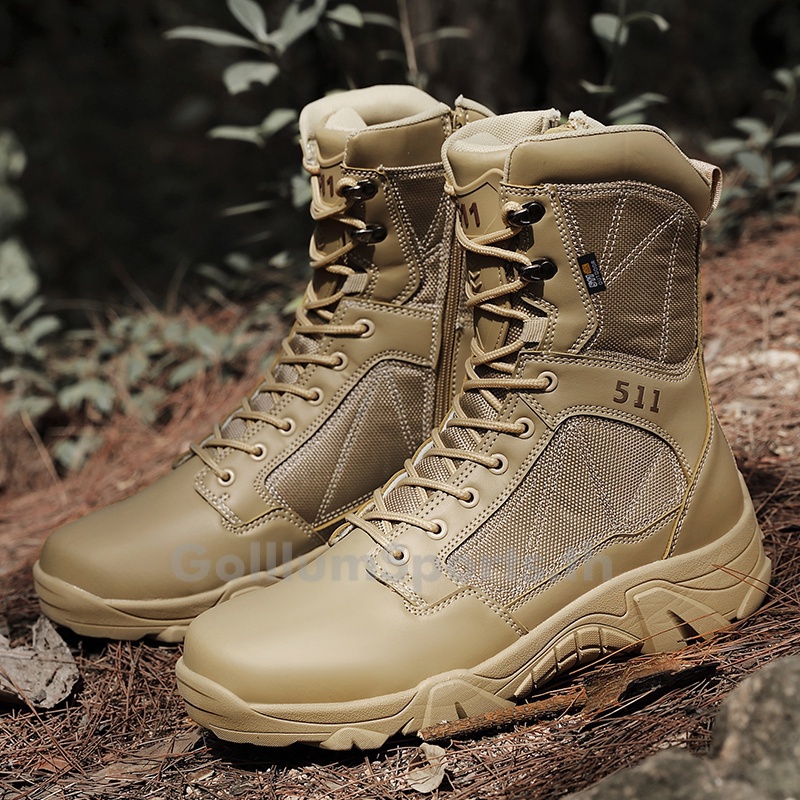 ของแท้ พร้อมส่ง รองเท้าบูทคอมแบท 511 มีซิป น้ําหนักเบาพิเศษ ยุทธวิธีทหาร สําหรับผู้ชาย เดินป่า กลางแจ้ง FOJ4