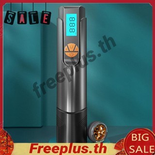 เครื่องปั๊มลมไฟฟ้าดิจิทัลไร้สาย 150PSI ชาร์จ USB สําหรับรถจักรยาน [freeplus.th]