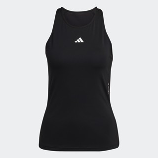 adidas เทรนนิง เสื้อกล้ามเทรนนิงดีไซน์เว้าหลัง Techfit ผู้หญิง สีดำ HN9088